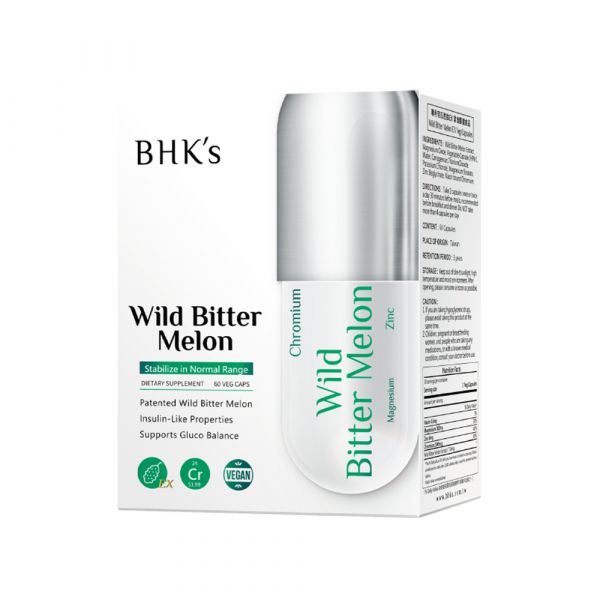 BHK's Patented Wild Bitter Melon Extract EX Veg Capsules【Stabilize Blood Sugar】 wild bitter melon,diabetes,bitter gourd,insulin,blood sugar