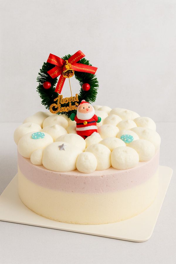 【無加糖無麩質】莓好聖誕小雲朵 台北美食,低醣蛋糕,生酮甜點,草莓季,健身美食,生酮飲食,低碳,無糖蛋糕,低GI,客製化蛋糕