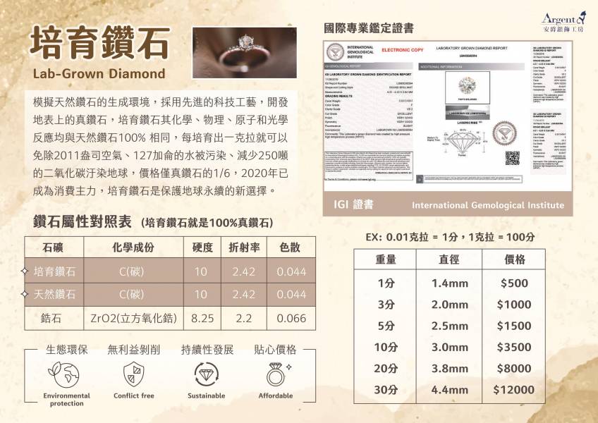 培育真鑽(加購請先詢問客服商品可以用的尺寸) 