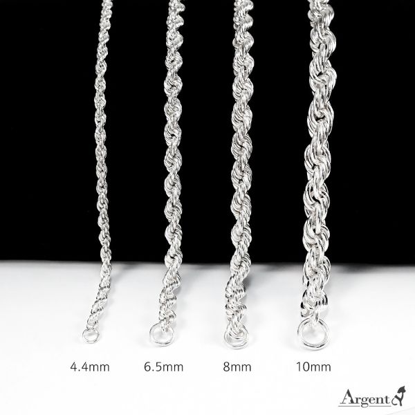 單鍊「編繩（手工麻花鍊）」24吋(約60cm)純銀項鍊|999純銀單鍊推薦(單條價)(純手工製作粗度、實重略有誤差) 手工銀鍊推薦