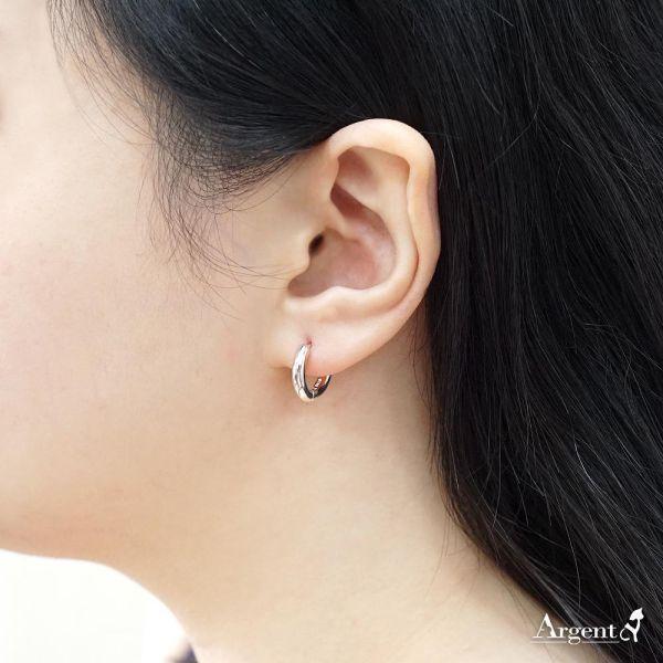 「圓弧簡約易扣」(8-16mm) 925純銀圈圈耳環 | 抗過敏男女細圈 養耳洞耳環推薦 純銀耳環,925純銀,易扣耳環,圈圈耳環男,抗過敏耳環,純銀圈圈耳環,養耳洞耳環,細圈耳環,男女通用,安爵銀飾