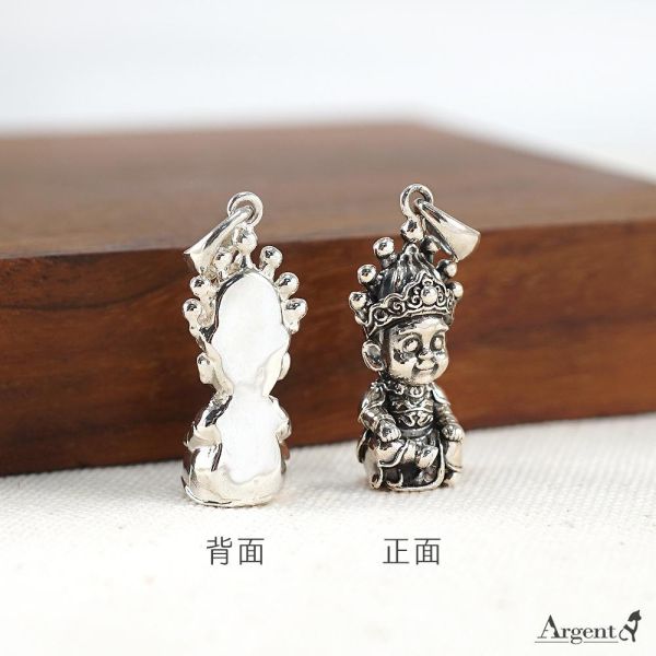「廣澤尊王」925純銀項鍊(配2mm鍊)｜古體帝帽.通天冠雙款可選．消災解厄守護神開運擺件 (單條價)｜Argent安爵銀飾 廣澤尊王項鍊, 神明銀飾推薦, 郭聖王純銀墜子, 驅邪避邪銀飾, 兒童守護神項鍊, 帝帽王帽金飾, 台北宗教銀飾訂製, 2mm純銀鍊, 士林銀飾門市, Argent安爵
