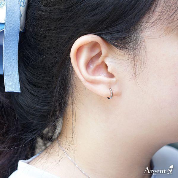 「圓弧簡約易扣」(8-16mm) 925純銀圈圈耳環 | 抗過敏男女細圈 養耳洞耳環推薦 純銀耳環,925純銀,易扣耳環,圈圈耳環男,抗過敏耳環,純銀圈圈耳環,養耳洞耳環,細圈耳環,男女通用,安爵銀飾