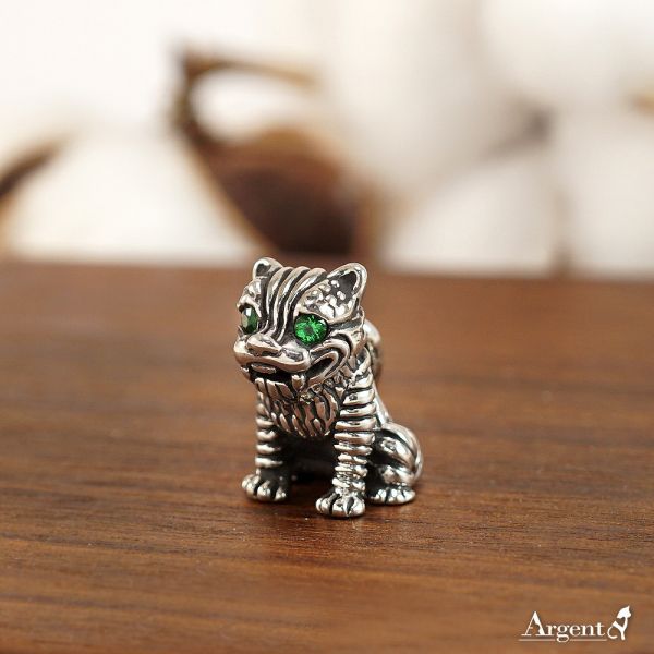 虎爺造型純銀擺件|神明系列-銀飾推薦(單只價)(擺飾.無墜頭)|招財.保平安 金虎爺