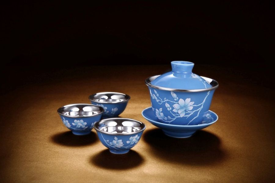 茶具-雪蘭花茶具組 