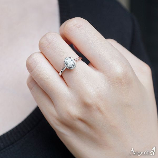婚戒包台「愛的光環」訂做請洽客服(材質14K金/18K金/鉑金) 