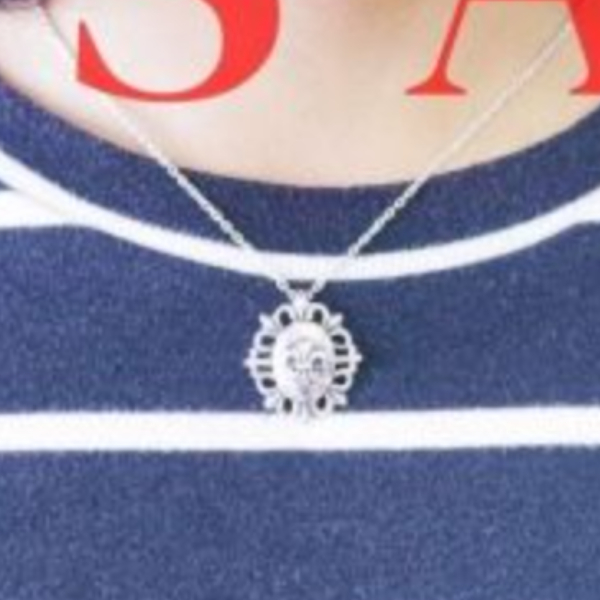 限定項鍊-鳶尾十字盾牌配2mm鍊 