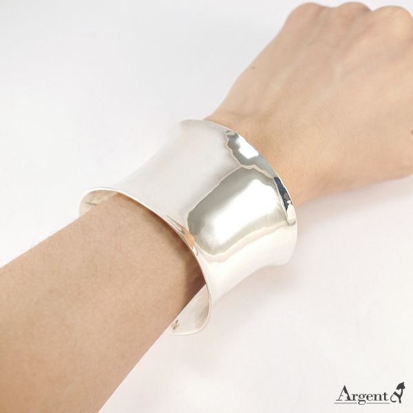 限定手環-弧形(寬版5cm) 