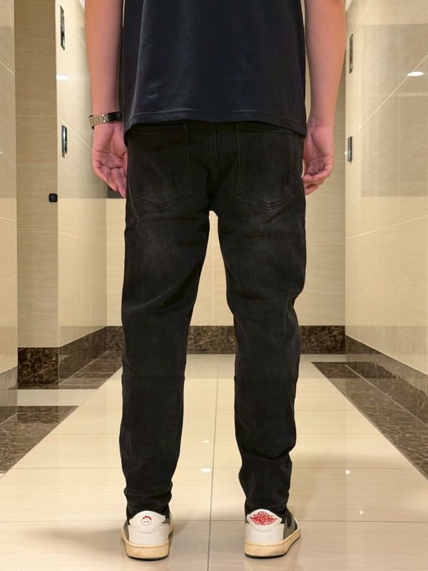 極簡風 黑武士 多刷破 直筒 高磅數 牛仔寬褲 極簡風 黑武士 多刷破 直筒 高磅數 牛仔寬褲