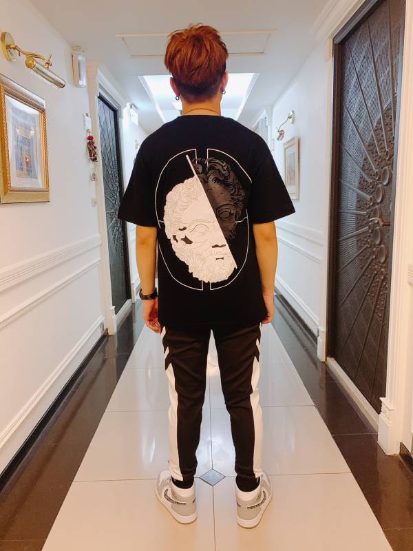 ONOFF 拼接超彈力科技棉褲 