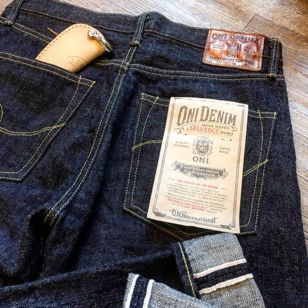 14oz 初代青鬼直筒丹寧 