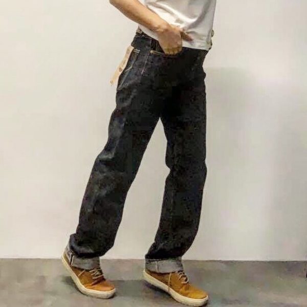 14oz 初代青鬼直筒丹寧 