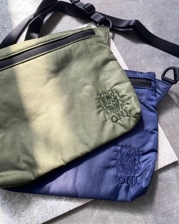 鬼デニム品牌斜背小物袋 Sacoche Bag 