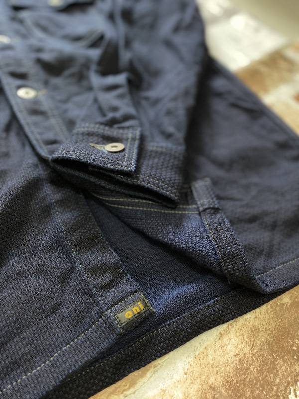 刺子風 Indigo x Indigo 雙染襯衫夾克 