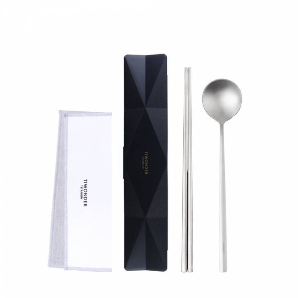 極致純鈦餐具【2入組】 純鈦餐具,環保餐具,隨身餐具,鈦餐具,餐具,湯匙,筷子,好攜帶餐具,台灣製造餐具,好餐具,餐具推薦