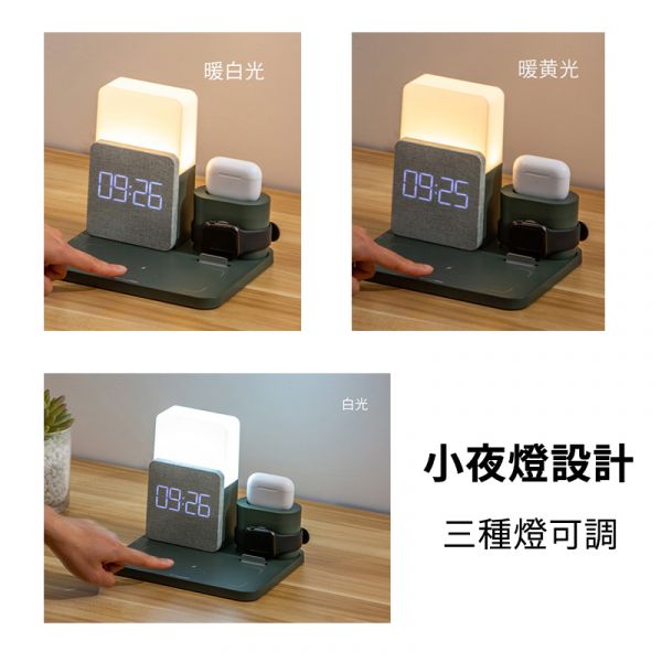 五合一多功能無線充電座 無線充電,Wirelesscharging,無線充電座,插電無線充電,多功能無線充電,多功能無線充電座,五合一無線充電,5合1無線充電,五合一無線充電座,5合1無線充電座