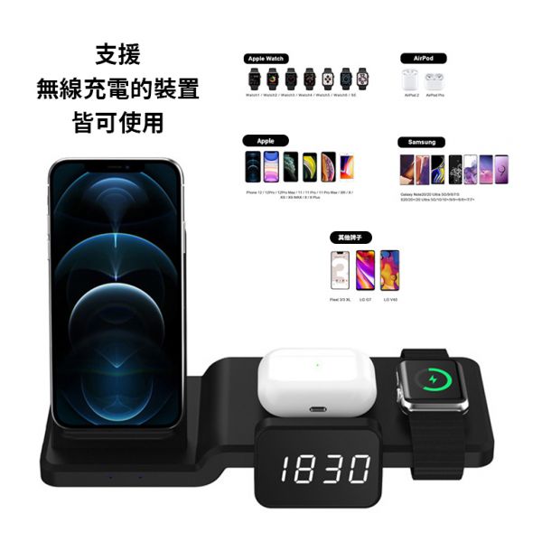 3in1多功能無線充電座 無線充電,Wirelesscharging,無線充電座,插電無線充電,多功能無線充電,多功能無線充電座,三合一無線充電,3合1無線充電,三合一無線充電座,3合1無線充電座