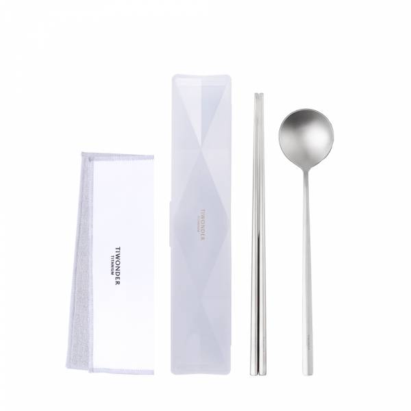 極致純鈦餐具【2入組】 純鈦餐具,環保餐具,隨身餐具,鈦餐具,餐具,湯匙,筷子,好攜帶餐具,台灣製造餐具,好餐具,餐具推薦