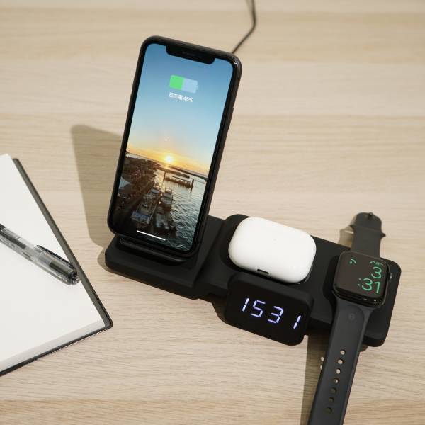 3in1多功能無線充電座 無線充電,Wirelesscharging,無線充電座,插電無線充電,多功能無線充電,多功能無線充電座,三合一無線充電,3合1無線充電,三合一無線充電座,3合1無線充電座