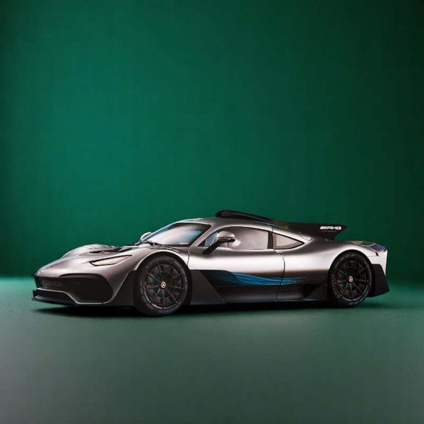 nzg Mercedes-AMG ONE Dark Grey　哑黑/銀 1/12 