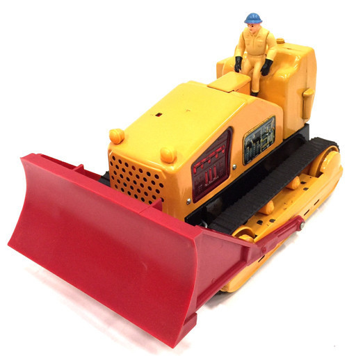 古董淺草玩具 ASAKUSA 鐵皮推土機 