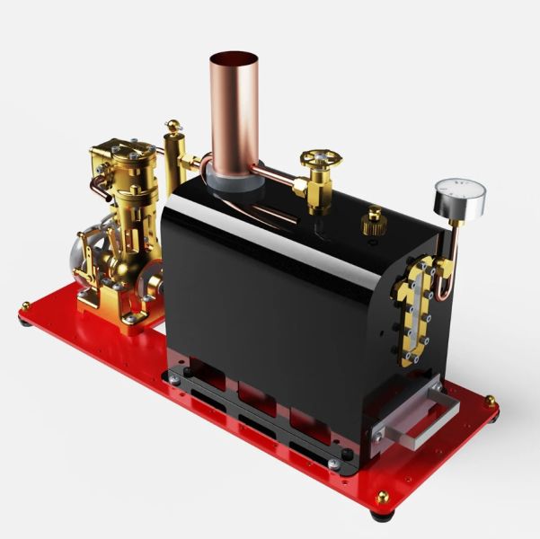 RETROL SE-03 DIY固定式蒸汽機 鍋爐模型套件 