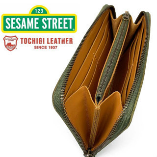 限定 日本製  芝麻街 真皮 長夾 男女適用 