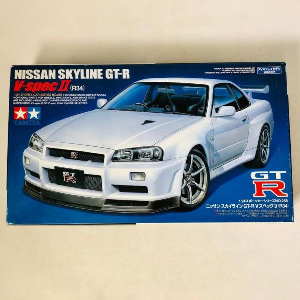 日版TAMIYA 田宮 NO.258 1/24 Nissen GT-R V II R34 