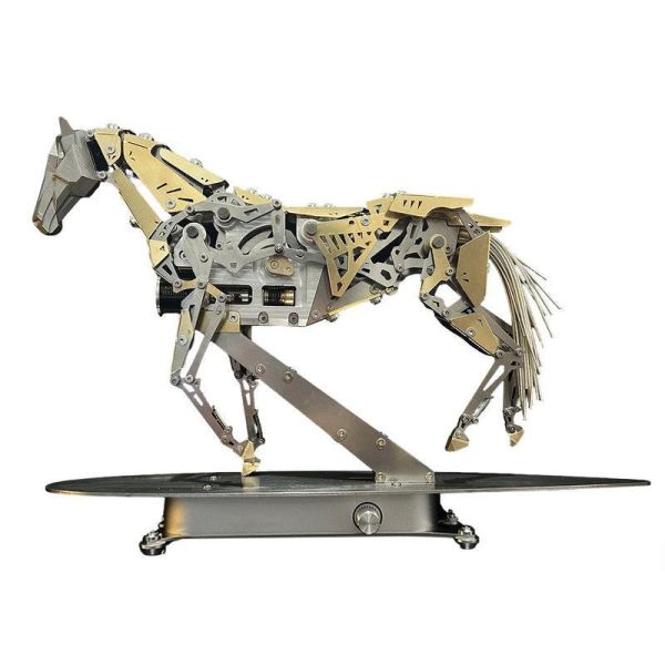 機械奔馬 3D 金屬拼圖動力馬組裝模型 