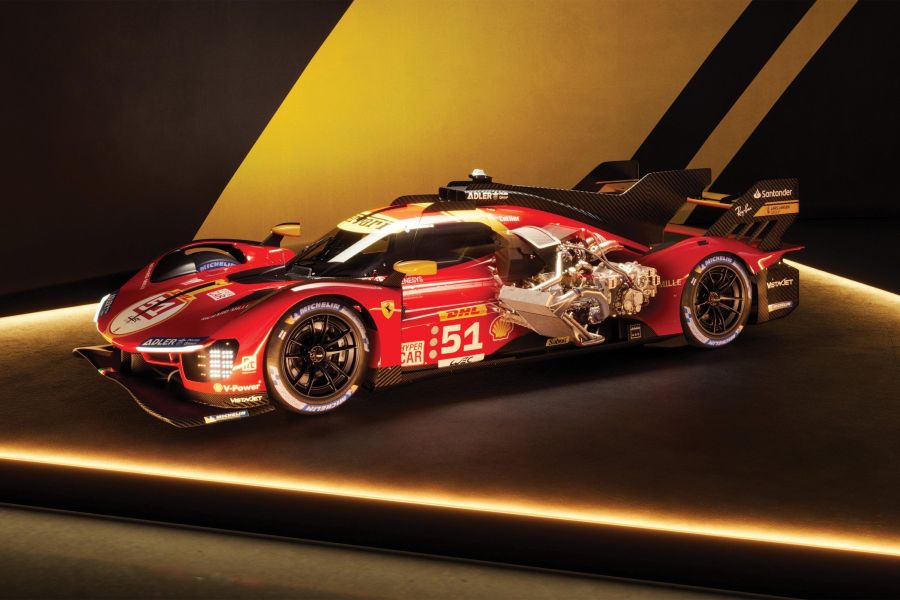 Amalgam Collection 法拉利 499P V6 引擎和變速箱（2023 年）1:4 SCALE 