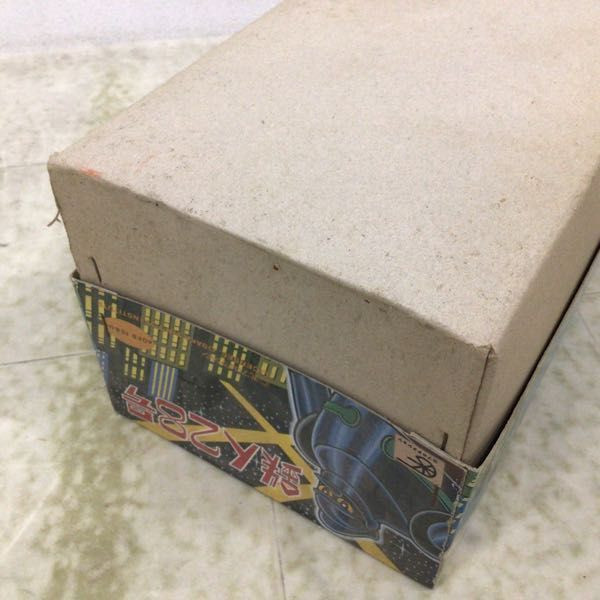 古董鐵皮發條玩具 鐵人28號 