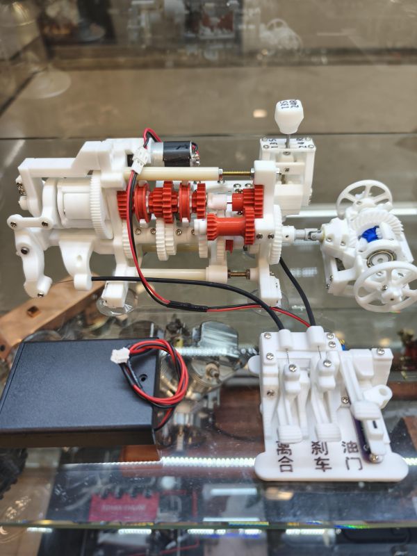 汽車變速箱 手排模型 5前進擋1倒擋 帶離合器 示範換檔流程與半離合器狀態 