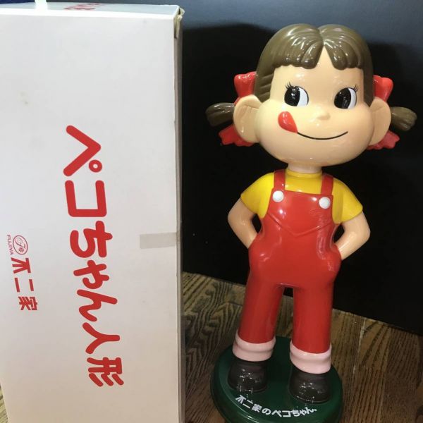 日本進口 懷舊 不二家 牛奶妹 公仔 