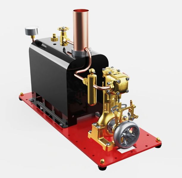 RETROL SE-03 DIY固定式蒸汽機 鍋爐模型套件 