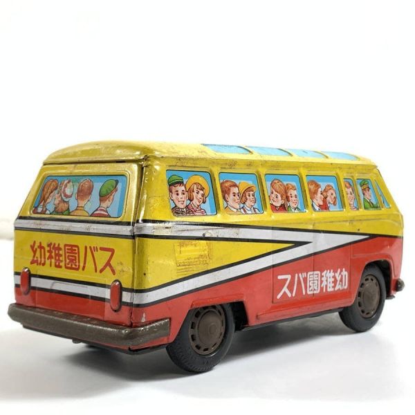 古董鐵皮玩具 幼稚園校車 飛狗巴士 