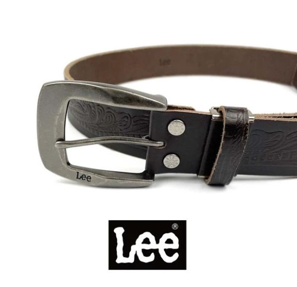 日本進口 Lee  真皮 皮工藝 咬花 皮帶 腰帶 3色 日本進口 Lee  真皮 皮工藝 咬花 皮帶 腰帶 3色