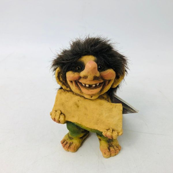 歐洲幸運物 挪威 巨魔 收工陶藝公仔 