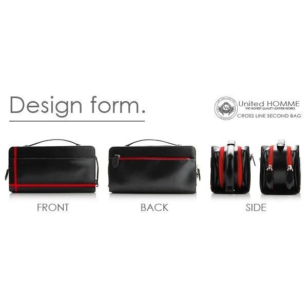 日本進口 United HOMME  真皮 手拿包 4色 日本進口 真皮 手拿包 4色