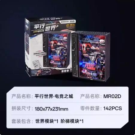 若客 平行世界 往日之都 未來城 電競之城 嘻哈街頭  DIY 組裝模型 柏青哥 3d立體拼圖 