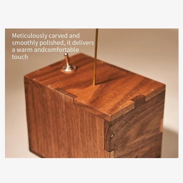 木製飛天鵝音樂盒動態模型 