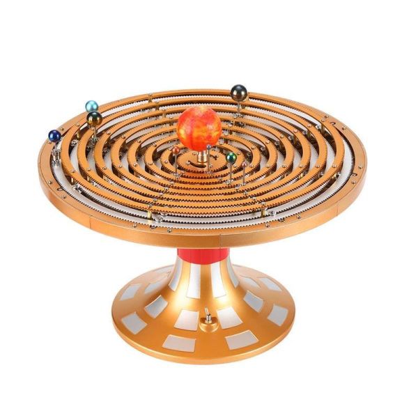 土星文化 太陽系金屬模型 