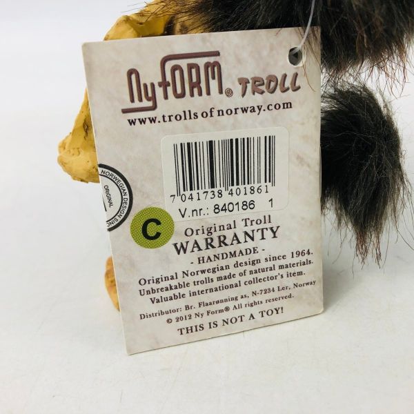 歐洲幸運物 挪威 巨魔 收工陶藝公仔 