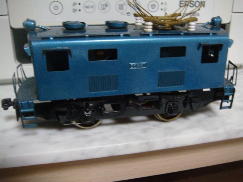 日版 古董 鐵道模型 KTM 電氣機關車 EB５５７ O軌 