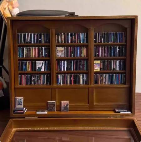 解壓 療鬱 迷你書架 微型 袖珍書架 擺飾創意 diy小擺飾 生日七夕男女朋友禮物 