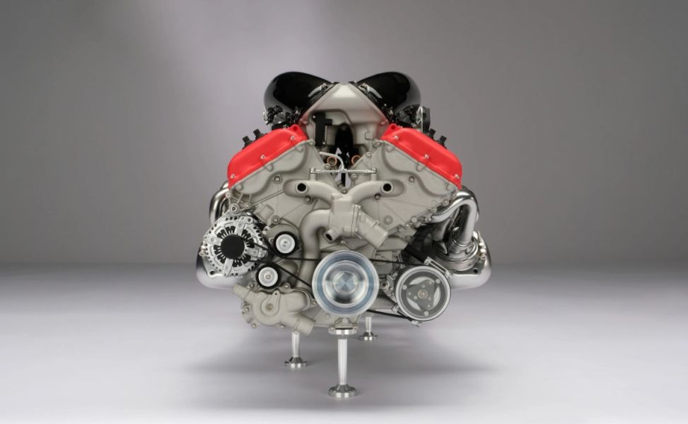 Amalgam Collection 法拉利 Daytona SP3 V12 F140HC 1:4 引擎和變速箱模型（2022 年） 