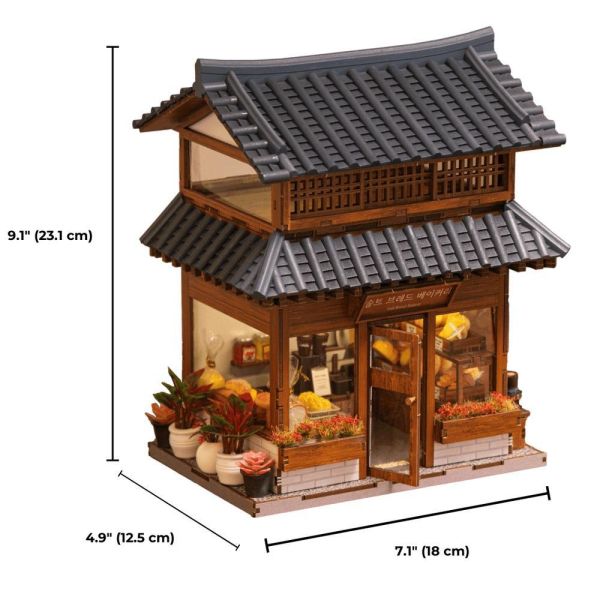 ANAVRIN 益善洞韓屋麵包店微縮屋套件 
