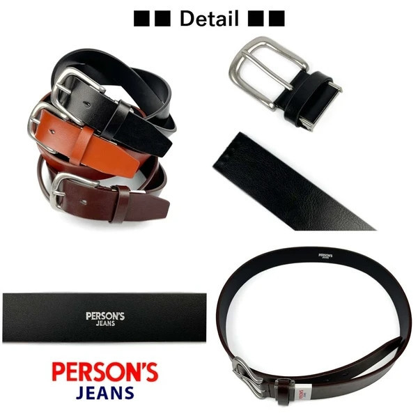 日本進口 PERSONS JEANS 真皮 皮帶 腰帶 日本進口 PERSONS JEANS 真皮 皮帶 腰帶