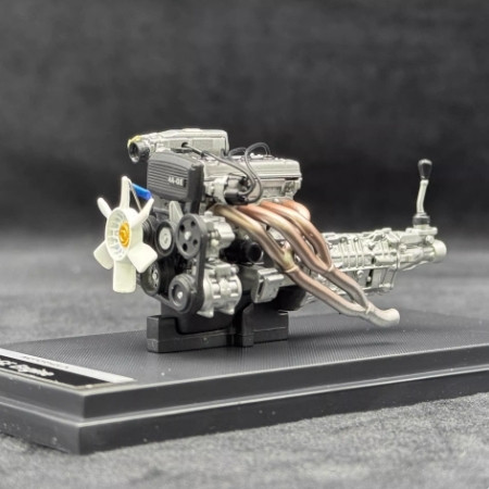 Motorhelix 1:18 MH 豐田AE86 引擎模型塑膠模型 