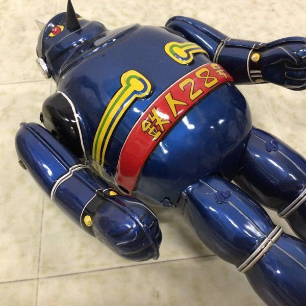 古董鐵皮發條玩具 鐵人28號 