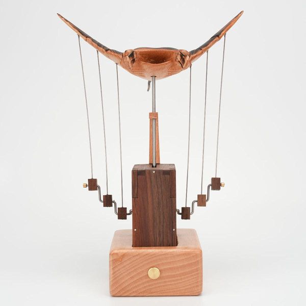 木製魔鬼魚 蝠鱝 魟魚模型 機械結構 居家擺飾 